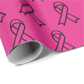 Whitepaper zur Sensibilisierung für Brustkrebs Geschenkpapier (Rolleneckpunkt)