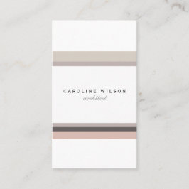 Whiter Elegant feminine minimalist modern pink Visitenkarte