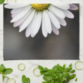 Whiter Wild daisy and yellow Küchentuch (Gefaltet)