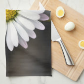 Whiter Wild daisy and yellow Küchentuch (Viertel Falte)