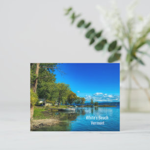 White's Beach, Vermont Postkarte