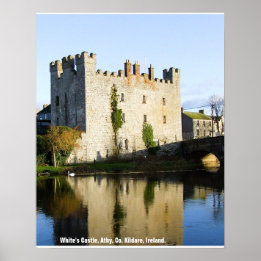 White's Castle, Athy, County Kildare, Irland Poster