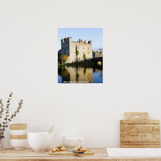 White's Castle, Athy, Landkreis Kildare, Irland Poster (Küche)