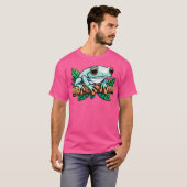 Whites Tree Frog Lover Australian Green Tree Frog T-Shirt (Vorne ganz)