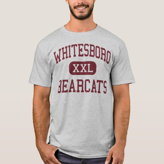 Whitesboro - Bearcats - Mitte - Whitesboro Texas T-Shirt (Vorderseite)