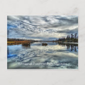 Whiteshell Herbst-Reflexions-Postkarte Postkarte (Vorderseite)