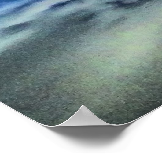 Whiteshell Herbstreflektionen Poster drucken (Ecke)