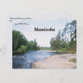 Whiteshell Provincial Park Manitoba Canada Postkarte (Vorne/Hinten)