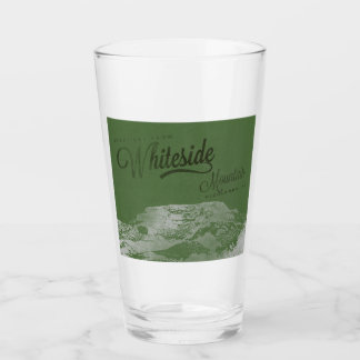 Whiteside Mountain Letterpress-Stil Pint-Glas Glas