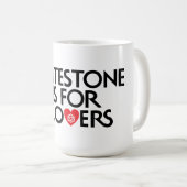 Whitestone ist für Liebende Kaffeetasse (VorderseiteRechts)