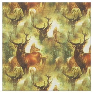 Whitetail Buck and Doe  Stoff