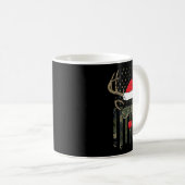 Whitetail Buck Bow Hunter Camouflage Funny Deer Ju Kaffeetasse (VorderseiteRechts)