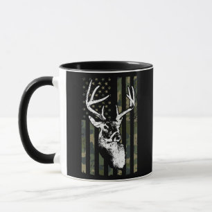Whitetail Buck Deer Hunting USA Tarnung Tasse