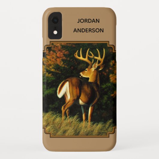 Whitetail Buck Deer Jagdtan Case-Mate iPhone Hülle (Rückseite)
