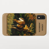 Whitetail Buck Deer Jagdtan Case-Mate iPhone Hülle (Rückseite (Horizontal))
