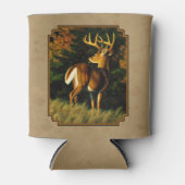 Whitetail Buck Deer Jagdtan Dosenkühler (Vorderseite)