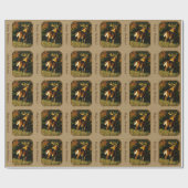 Whitetail Buck Deer Jagdtan Geschenkpapier (Flach)