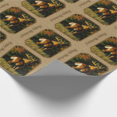 Whitetail Buck Deer Jagdtan Geschenkpapier (Ecke)