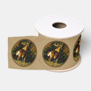 Whitetail Buck Deer Jagdtan Ripsband