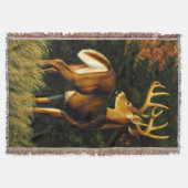 Whitetail Buck Deer Junting Decke (Vorderseite)