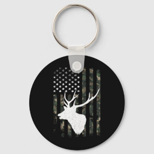 Whitetail Buck Deer Junting Shirt American Vintag Schlüsselanhänger