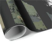 Whitetail Buck Deer Junting USA Camouflage America Geschenkpapier (Rolleneckpunkt)