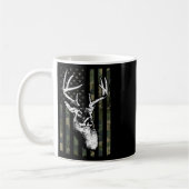 Whitetail Buck Deer Junting Usa Camouflage Amerika Kaffeetasse (Links)