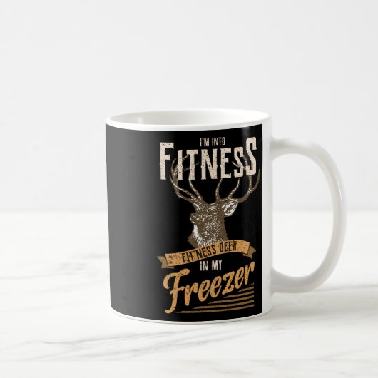 Whitetail Buck Funny Deer Jagd Saison ich bin in Kaffeetasse (Rechts)