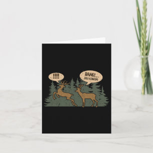 Whitetail Buck Funny Deer Jagdsaison Byng Just Karte