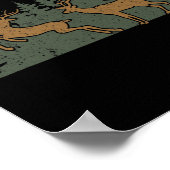 Whitetail Buck Funny Deer Jagdsaison Byng Just Poster (Ecke)