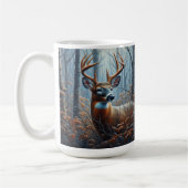 Whitetail Buck im Wald Kaffeetasse (Links)