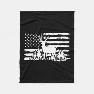 Whitetail-Buck-Rehjagd-Shirt amerikanischer Vintag Fleecedecke
