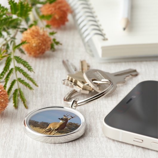Whitetail Buck Schlüsselkette Schlüsselanhänger (Seite)