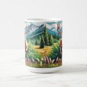 Whitetail Buck Vater Kaffeetasse (Mittel)