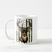 Whitetail Buck Youth Boy Deer Hunting Camo America Kaffeetasse (Links)