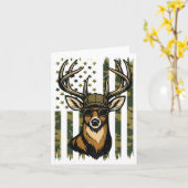 Whitetail Buck Youth Boy Deer Hunting Camo America Karte (Gelbe Blume)