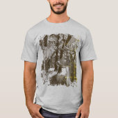WhiteTail Deer, Alert Bucks, T-Shirt (Vorderseite)