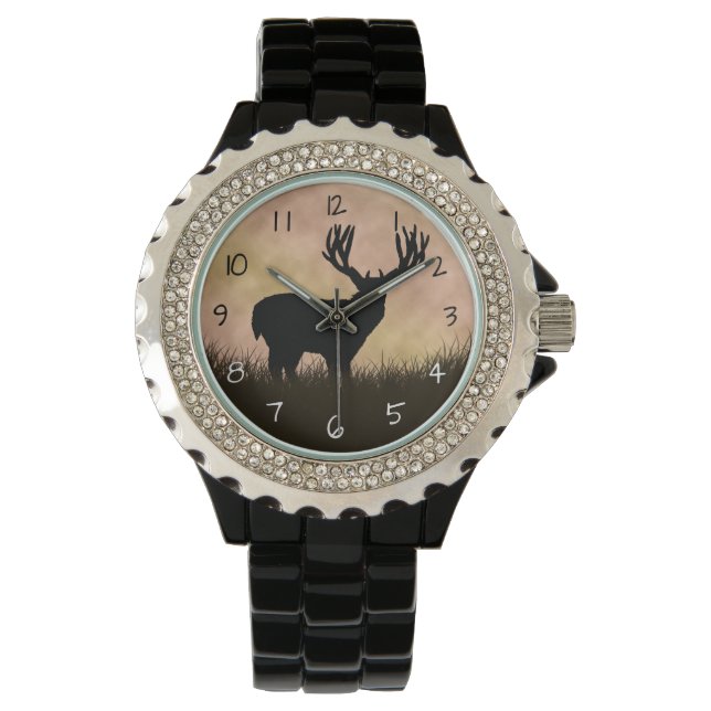 Whitetail Deer Armbanduhr (Vorderseite)