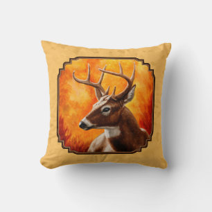 Whitetail Deer Autumn Gold Kissen