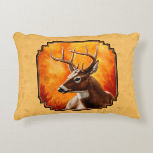 Whitetail Deer Autumn Gold Zierkissen