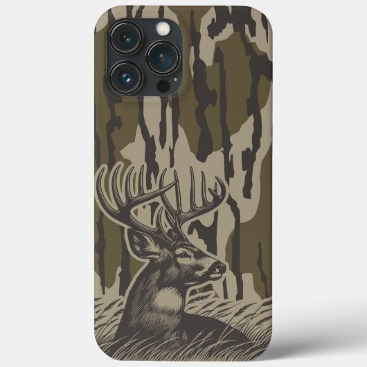 Whitetail Deer Bottomland Camouflage Hirsche Jagd  Case-Mate iPhone Hülle (Rückseite)