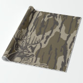 Whitetail Deer Bottomland Camouflage Hirsche Jagd  Geschenkpapier (Ungerollt)
