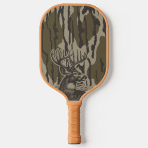 Whitetail Deer Bottomland Camouflage Hirsche Jagd  Pickleball Schläger