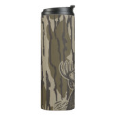 Whitetail Deer Bottomland Camouflage Hirsche Jagd  Thermosbecher (Nach links gedreht)