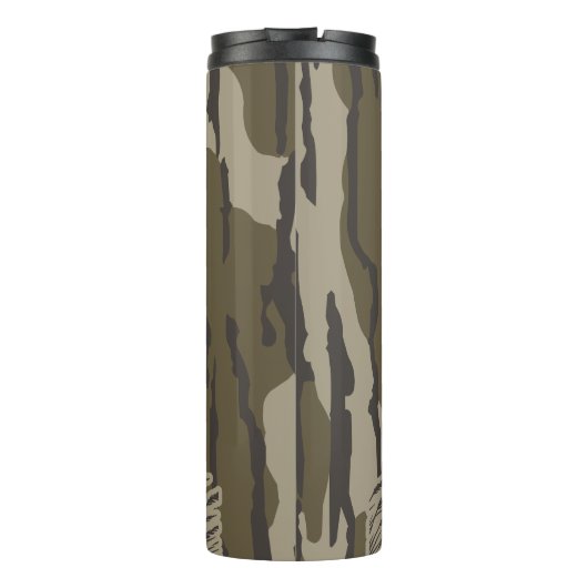 Whitetail Deer Bottomland Camouflage Hirsche Jagd  Thermosbecher (Rückseite)