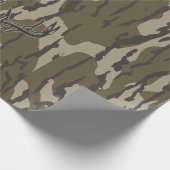 Whitetail Deer Bottomland Camouflage Jagd Camoufla Geschenkpapier (Ecke)