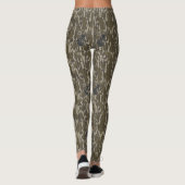 Whitetail Deer Bottomland Camouflage Jagd Camoufla Leggings (Rückseite)