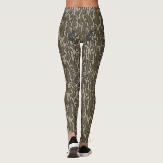 Whitetail Deer Bottomland Camouflage Jagd Camoufla Leggings (Rückseite)