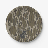 Whitetail Deer Bottomland Camouflage Jagd Camoufla Pappteller (Vorderseite)