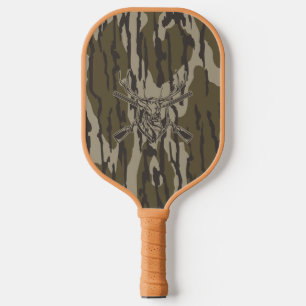 Whitetail Deer Bottomland Camouflage Jagd Rifle Bo Pickleball Schläger